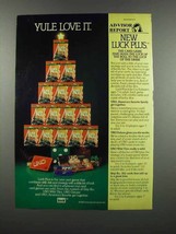 1983 International Games Ad - Luck Plus, Uno, Skip-Bo - £14.77 GBP