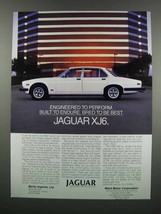 1983 Jaguar XJ6 Car Ad - Bred to Be Best - $18.49