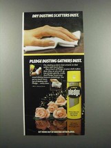 1983 Johnson Wax Lemon Pledge Ad - Dry Dusting - $18.49