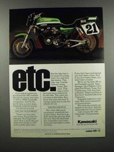1983 Kawasaki Motorcycle Ad - Etc. - $18.49