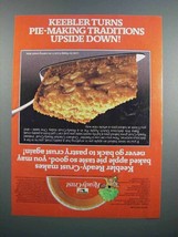 1983 Keebler Ready-Crust Ad - Dutch Apple Pie Recipe - £14.54 GBP