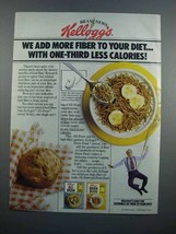 1983 Kellogg&#39;s All-Bran and Bran Buds Cereal Ad - £14.54 GBP