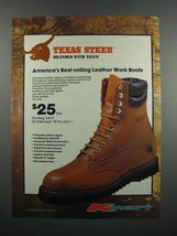 1983 Kmart Texas Steer Boots Ad - Branded With Value - £14.70 GBP