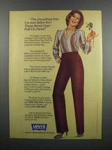 1983 Levi&#39;s Ben Over Pull-On Pants Ad - Smoothest Line - £14.54 GBP