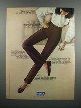 1983 Levi's Bend Over Pants Ad - Such a Comfort to Me - $18.49