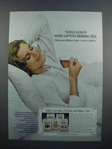 1983 Lipton Herbal Tea Ad - Wind Down - £14.72 GBP