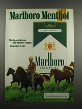 1983 Marlboro Menthol Cigarettes Ad - Marlboro Man - £14.50 GBP