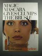 1983 Maybelline Magic Mascara Ad - Gives Clumps Brush - £14.60 GBP