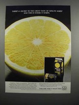1983 Minute Maid Grapefruit Juice Ad - There&#39;s a Secret - £14.44 GBP