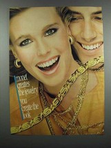 1983 Monet Jewelry Ad - You Create The Look - £14.78 GBP