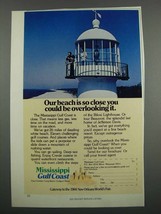 1983 Mississippi Gulf Coast Ad - Our Beach is So close - £14.72 GBP