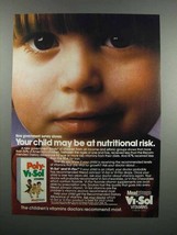 1983 Poly-Vi-Sol Vitamins Ad - Nutritional Risk - $18.49