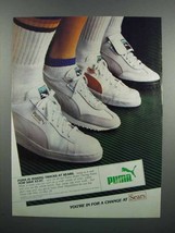 1983 Puma Shoes Ad - Making Tracks at Sears - $18.49