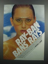 1983 Ray-Ban Sunglasses Ad - Bans Rays - £13.89 GBP