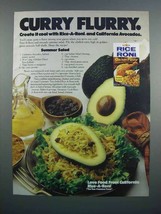 1983 Rice-A-Roni Chicken &amp; California Avocados Ad - $18.49