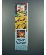 1983 Rice-A-Roni Fried Rice Mix Ad - Egg Fu Yung - $18.49