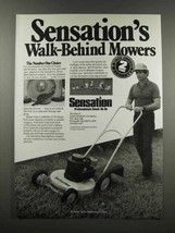 1983 Sensation L-Series Walk-Behind Mowers Ad - £14.48 GBP