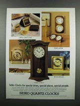 1983 Seiko Quartz Clock Ad - Forecaster, Strike it Rich - £14.74 GBP