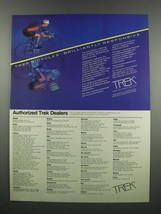 1983 Trek Bicycles Ad - Brilliantly Responsive - $18.49