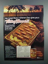 1983 Van Camp&#39;s Pork and Beans Ad - Taste of Hawaii - £14.78 GBP