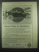 1914 Overland Model 80 T Ad - Excess Value - £14.50 GBP
