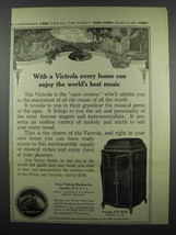 1914 Victor Victrola XVI Ad - Every Home Can Enjoy - £14.54 GBP