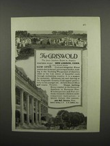 1920 The Griswold Resort Ad - £14.82 GBP