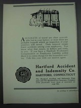 1926 Hartford Accident and Indemnity Co. Ad - £14.50 GBP