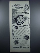 1948 General Electric Exposure Meter PR-1 Ad - £14.54 GBP