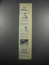 1949 Bissell Sweepers Ad - Just Whistle - £14.65 GBP