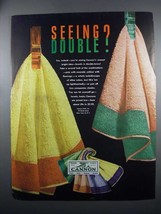 1949 Cannon Towels Ad - Seeing Double? - $18.49