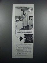 1950 Bell Telephone System Ad - Neat And Complete - £14.44 GBP