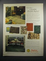 1950 Bigelow Rugs &amp; Carpets Ad - Beauvais 1040-1843 - £13.89 GBP