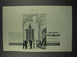 1932 The Hotel St. Regis Ad - In Travel Time - £14.76 GBP
