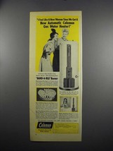 1949 Coleman Gas Water Heater Ad - Feel Like New Woman - $18.49
