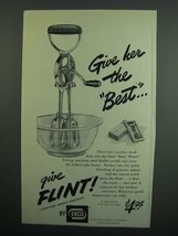 1951 Ekco Flint Best Mixer Ad - Give Her the Best - £14.81 GBP