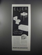 1951 Eljer Plumbing Fixtures Ad - Lustrous-Beauty - $18.49