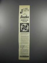1949 Emerson-Electric Attic Fan Ad - Breathes - £14.44 GBP