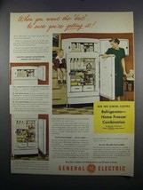 1949 General  Electric Refrigerator - Home Freezer Ad - £14.78 GBP