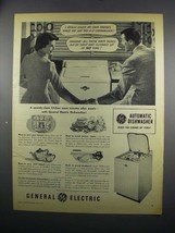 1949 General Electric Automatic Dishwasher Ad - £14.62 GBP
