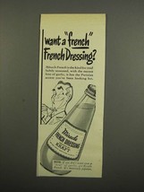 1949 Kraft Miracle French Dressing Ad - £14.77 GBP