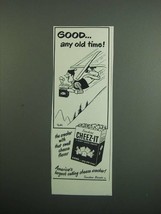 1951 Sunshine Cheez-it Crackers Ad - Any Old Time - £14.78 GBP