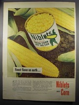 1952 Green Giant Niblets Corn Ad - Finest Flavor - £14.73 GBP
