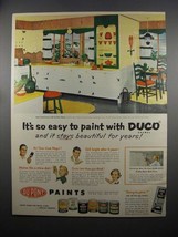 1953 Du Pont DUCO Paint Ad - It&#39;s So Easy - £14.54 GBP
