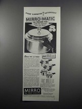 1950 Mirro Mirro-Matic Pressure Pan Ad - Stop Looking - £14.53 GBP