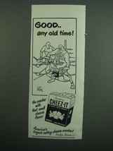 1950 Sunshine Cheez-it Crackers Ad - Good Any Old Time - £14.78 GBP