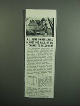 1951 Delco Heat Conditionair Ad - N.J. Home Owner - $18.49