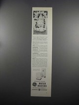 1951 G.E. Automatic Electric Water Heater Ad - Dreamed - $18.49