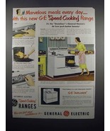 1951 General Electric Stratoliner Range Ad - Marvelous - £14.55 GBP