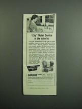 1951 Goulds Balanced-Flow Pump Ad - Service in Suburbs - £14.62 GBP
